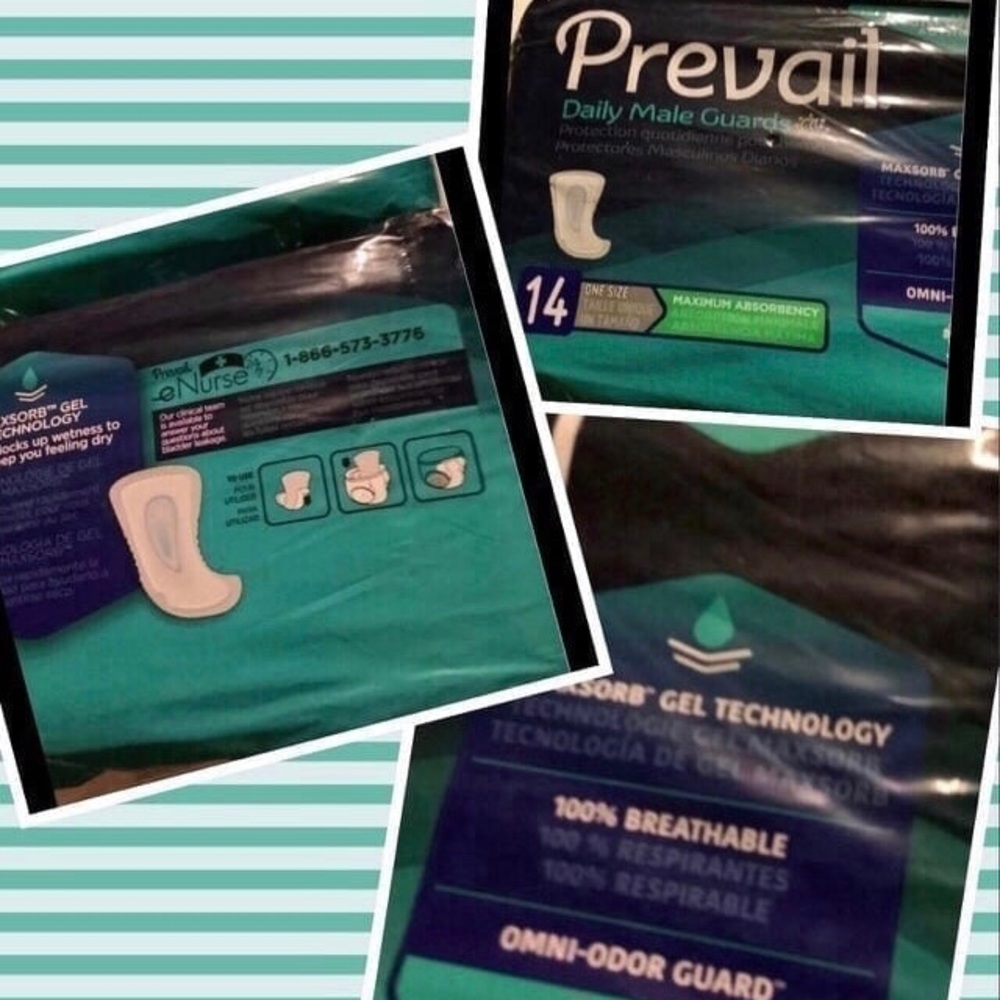 Prevail Incontinent Pad Contoured Maximum - 14 Count each…TWO PACKS TOTAL 28 pad
